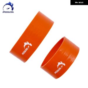 SPEEDCOOL 2000-2006 ミニ クーパー S GTT R53 R52 1ST GEN シリコン インタークーラー トップ マウント パイプ チューブ ホースキット - Orange