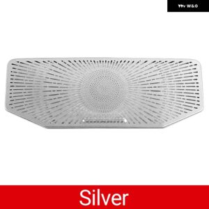 トヨタ RAV4 2019 - 24 RAV 4 XA50 ハイブリッドカー フロント読書灯 オーディオ ツイーター スピーカー カバー アクセサリー - Silver