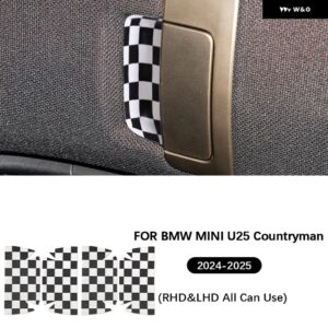 インナー ドアハンドル /インナードアボウル ステッカー レザー ミニクーパー カントリーマン U25 2024 2025 ステッカー カーアクセサリー - Door Bowl A