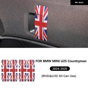 インナー ドアハンドル /インナードアボウル ステッカー レザー ミニクーパー カントリーマン U25 2024 2025 ステッカー カーアクセサリー - Door Handle D
