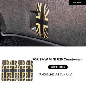 インナー ドアハンドル /インナードアボウル ステッカー レザー ミニクーパー カントリーマン U25 2024 2025 ステッカー カーアクセサリー - Door Handle C