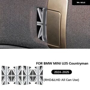 インナー ドアハンドル /インナードアボウル ステッカー レザー ミニクーパー カントリーマン U25 2024 2025 ステッカー カーアクセサリー - Door Bowl E