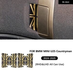 インナー ドアハンドル /インナードアボウル ステッカー レザー ミニクーパー カントリーマン U25 2024 2025 ステッカー カーアクセサリー - Door Bowl C