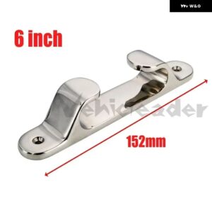 5インチ /6インチ ストレートフェアリード ボウチョック ボート ヨット マリンハードウェアフィッティング ステンレス ミラー ポリッシュ 滑らかな手触り - 6　Inch