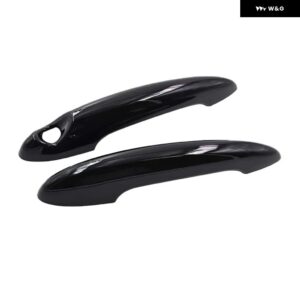 BMW MINI COOPER S R50 R52 R53 R55 R56 R57 R58 R59 R61 グロスブラック カーボン ドアハンドル カバー カーパーツ - Gloss Black