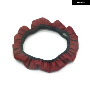 ソフトで軽量な車 ステアリングホイール カバー BMW F20 F30 G20 F31 F34 F10 G30 F11 X3 X5 E87 カーアクセサリー 自動車用品 - wine red