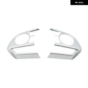 トヨタ カローラ E210 RAV4 XA50 2019 - 24 RAV 4 ハイブリッドカー ステアリングホイール ボタン カバー トリム アクセサリー - Silver