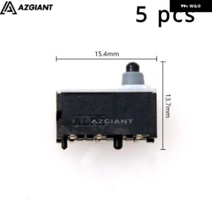 ALPS MICRO MOTION 6ピンパッチスイッチ SPVQC10201 ホンダ 車用電子ハンドブレーキ パーキング パーツ - 5 PCS