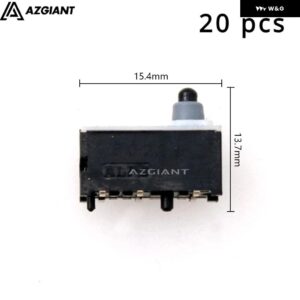 ALPS MICRO MOTION 6ピンパッチスイッチ SPVQC10201 ホンダ 車用電子ハンドブレーキ パーキング パーツ - 20 PCS