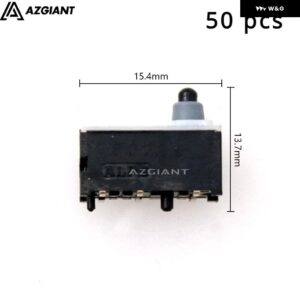 ALPS MICRO MOTION 6ピンパッチスイッチ SPVQC10201 ホンダ 車用電子ハンドブレーキ パーキング パーツ - 50 pcs