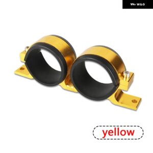 デュアルツイン燃料 ポンプ マウント ブラケット 60MM 燃料 フィルター クランプ 60MM クレードル カーカスタム TK-CA747K2 - golden