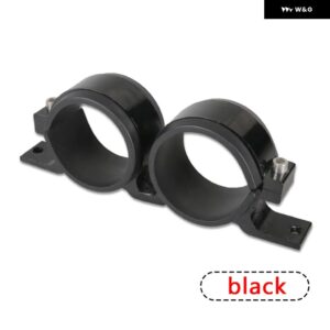 デュアルツイン燃料 ポンプ マウント ブラケット 60MM 燃料 フィルター クランプ 60MM クレードル カーカスタム TK-CA747K2 - black