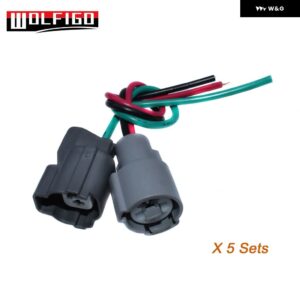 VTECオイルプレッシャースイッチとVTEC ソレノイド バルブ プラグピグテール ハーネス キット ホンダ アコード シビック プレリュード オデッセイ アキュラ - 5 sets