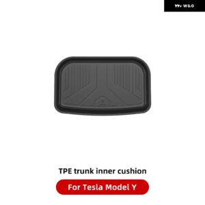 テスラ モデルY モデル3 全ウェザー型 防水 TPEシートカバー フット パッド トランク マット 2021-2023 テスラ カーアクセサリー - MY trunk cushion