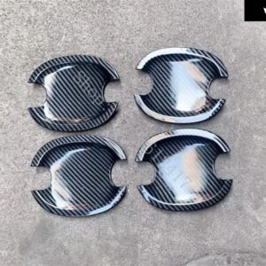 VW JETTA MK5 / VW GOLF PLUS GOLF GTI 2006~2010 ドアハンドル ボウル ドアハンドル カバー カバー トリム カーアクセサリー - Carbon fiber pattern