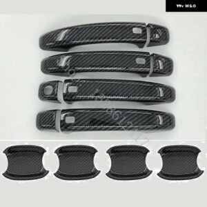 アウディ S4 A5 2009 - 12~2015 ABS ドアハンドル カバー トリム 装飾 ドアハンドル ボウルカー スタイリング アクセサリー - 6