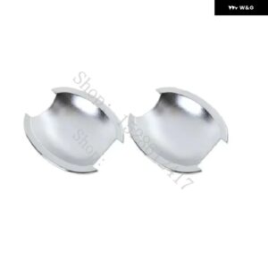 インフィニティ ESQ ドアハンドル カバー トリム デコレーション ドアハンドル ボウル トリム ステッカー カーアクセサリー - silvery