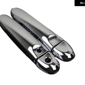 インフィニティ ESQ 日産 JUKE F15 2010-2019 ドアハンドル カバー トリム デコレーション ドアハンドル ボウル トリム ステッカー カーアクセサリー - silvery3