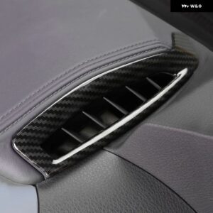 インテリア カー エアコン ベント アウトレット カバー トリム ステッカー トヨタ C-HR CHR 2016-2022 LHD - carbon fiber