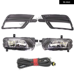 VW キャディ 2016 - 19 カー スタイリング LED フォグランプ ライト グリル カバー ワイヤー ハーネス アセンブリ - set