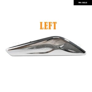 L 51117338569 R 51117338570 フロント左 右 サイドフェンダー クローム トリム フィニッシャー BMW X3 X4 F25 F26 - Left