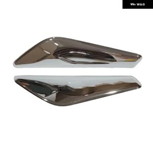 L 51117338569 R 51117338570 フロント左 右 サイドフェンダー クローム トリム フィニッシャー BMW X3 X4 F25 F26 - 1 set