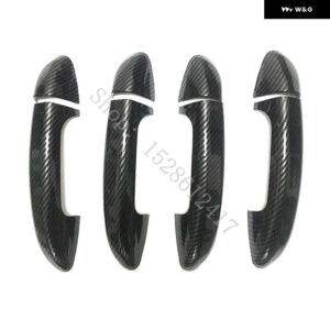 ABSクロームカー ドアハンドル カバー トリム フォルクスワーゲン パサート CC B6 B7 3C B7.5 7.5 2007-2016 スタイリング アクセサリー - Carbon fiber pattern