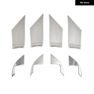 トヨタ カムリ 70 XV70 2018 - 23 ハイブリッドカー インナードアボウル ハンドル フレーム トリム カバー ステッカー アクセサリー - A and B Silver