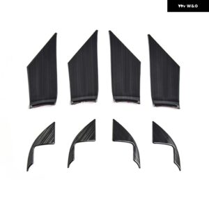 トヨタ カムリ 70 XV70 2018 - 23 ハイブリッドカー インナードアボウル ハンドル フレーム トリム カバー ステッカー アクセサリー - A and B BLACK