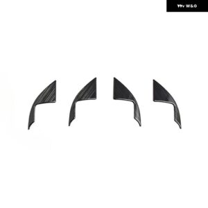 トヨタ カムリ 70 XV70 2018 - 23 ハイブリッドカー インナードアボウル ハンドル フレーム トリム カバー ステッカー アクセサリー - A Black