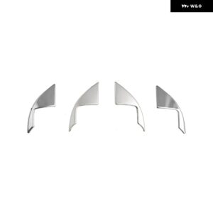 トヨタ カムリ 70 XV70 2018 - 23 ハイブリッドカー インナードアボウル ハンドル フレーム トリム カバー ステッカー アクセサリー - A Silver