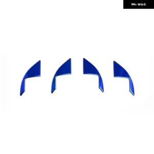 トヨタ カムリ 70 XV70 2018 - 23 ハイブリッドカー インナードアボウル ハンドル フレーム トリム カバー ステッカー アクセサリー - A blue