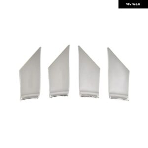 トヨタ カムリ 70 XV70 2018 - 23 ハイブリッドカー インナードアボウル ハンドル フレーム トリム カバー ステッカー アクセサリー - B Silver