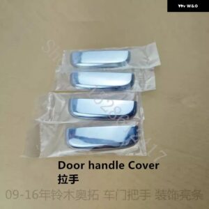 カーアクセサリー スズキ アルト/セレリオ 2009 2010~2016 ABS クローム ドアハンドル ボウル ドアハンドル カバー カバー トリム - Door Handle Cover