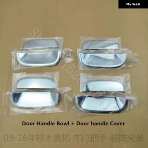 カーアクセサリー スズキ アルト/セレリオ 2009 2010~2016 ABS クローム ドアハンドル ボウル ドアハンドル カバー カバー トリム - 8pcs