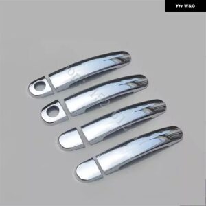 SEAT LEON MK2 1P FR FR+ CUPRA 2006~2012 クローム カー ドアハンドル カバー アクセサリー スタイリング ステッカー - 4D K2