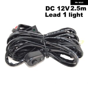 スリム LED ライトバー 20インチ 10インチ スポット フラッド コンボビーム オフロード 12V 作業灯 車 トラック ATV SUV ボート ラダ ドライビングライト - wiring led1