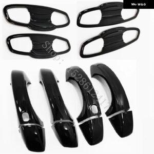 シュコダ オクタビア A7 コンビ III 3 MK3 A7 5E VRS 2015 2016 2017~2019 ドアハンドル ボウル ドアハンドル カバー カバー トリム - Bright Black13