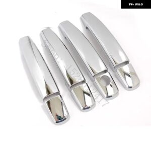 シボレー アベオ LS LI セダン T250 2007 2008 2009 2010 クローム カー ドアハンドル カバー トリム ステッカー カーアクセサリー - silvery