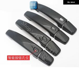 シボレー エクイノックス 2017 2018~2021 カーアクセサリー ABS ドアハンドル カバー ボウルカップキャップ トリム インサート ベゼル フレーム スマートキ - 2