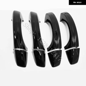 セアトアテカ 2017 - 21 ABS ドアハンドル ボウル ドアハンドル カバー カバー トリム カーアクセサリー - Bright Black