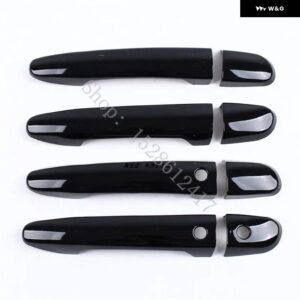 LHD マツダ 3 2代目 BL MK3 アクセラ 2009 2010~2013 カーアクセサリー ドアハンドル ボウル ドアハンドル カバー カバー トリム - Glossy black4
