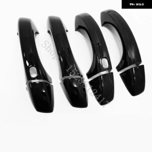 SEAT LEON MK3 2013 - 16~2019 ABS ドアハンドル ボウル ドアハンドル カバー カバー トリム カーアクセサリー - Bright Black10