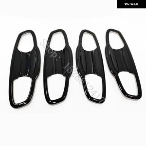 シュコダ カロク 2017 - 22 ABS ドアハンドル ボウル ドアハンドル カバー カバー トリム - Bright Black11