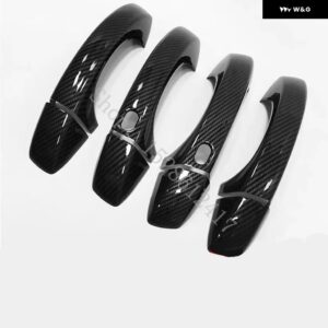 シュコダ オクタビア コンビ III 3 MK3 A7 5E VRS 2015~2019 ドアハンドル ボウル ドアハンドル カバー カバー トリム アクセサリー - Carbon fiber pattern6