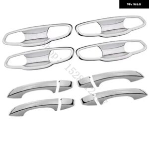 シュコダ オクタビア コンビ III 3 MK3 A7 5E VRS 2015~2019 ドアハンドル ボウル ドアハンドル カバー カバー トリム アクセサリー - silvery4