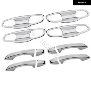 シュコダ カロク 2018 2019 2020~2024 ABS ドアハンドル ボウル ドアハンドル カバー カバー トリム カーアクセサリー - silvery4