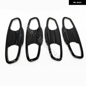 シュコダ カミック 2018 - 21~2024 ABS ドアハンドル ボウル ドアハンドル カバー カバー トリム カーアクセサリー - Bright Black11