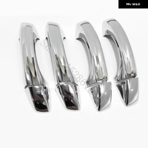 SEAT LEON MK3 2013 - 17~2019 ABS ドアハンドル ボウル ドアハンドル カバー カバー トリム カーアクセサリー - silvery