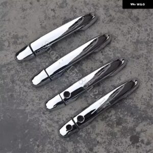 ABSクローム ホンダ CR-V CRV / CIVIC 2012 - 16 外装 ドアハンドル カバー トリム カーアクセサリー スタイリング 8個 - b